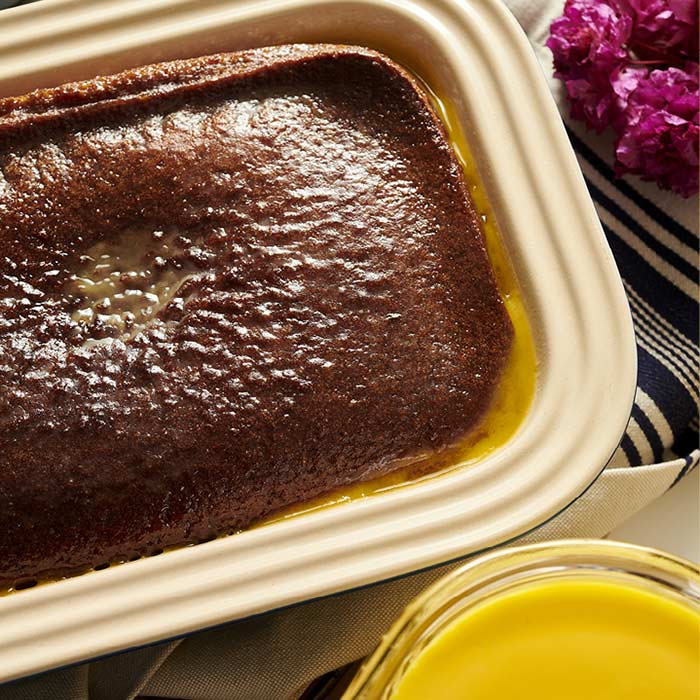 Malva pudding with caramel sauce - Recipes - Snowflake